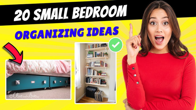 47 Genius Ways to Organize a Small Bedroom To Maximize Space