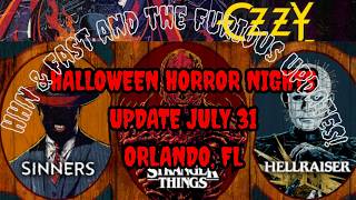 HHN Universal Studios Orlando 2026 Horror Nights Update July  31 Fast and The Furious Update & more!