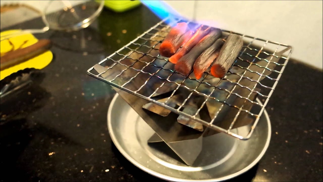 備長炭點炭示範 炭燒研究所 野炊士多 Youtube