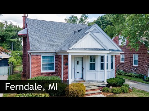 1114 W Lewiston Ave, Ferndale, MI home video tour