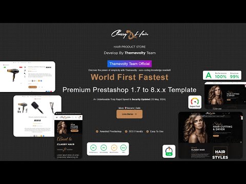 How to Install Prestashop classyhair Theme [Responsive Prestashop 9.0 Template] Themevolty