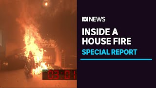 A first-hand look at a house fire from the inside - Special Report | ABC News