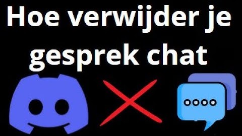 How to delete a conversation, chat in Discord