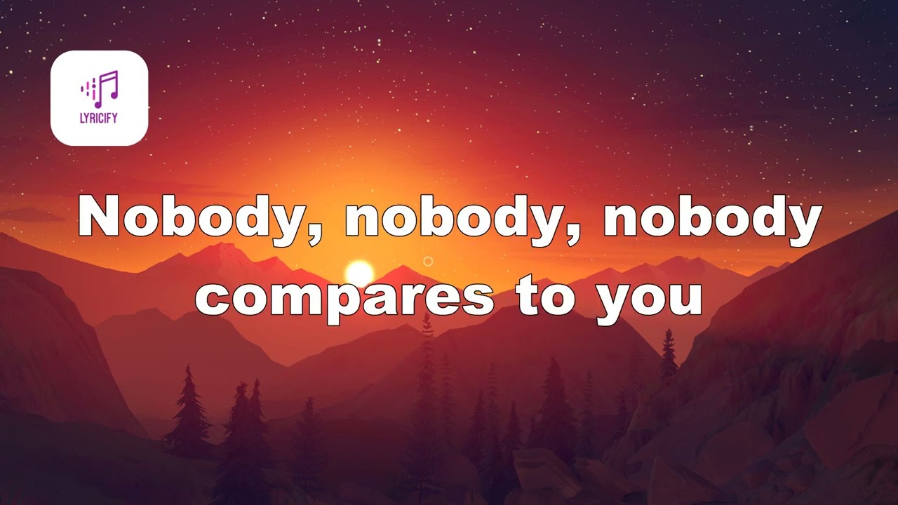 Gryffin ft. Katie Pearlman - Nobody Compares To You (Lyrics Video)