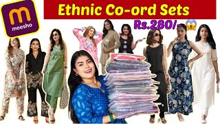 Daily Wear Ethnic CO-ORD Sets From Meesho 🛍️💕✨|| Must Watch 🌻