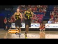 Perth wildcats  james crawford dunks in legends game  3 february 2013