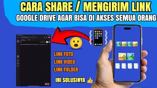 Cara share link google drive agar bisa diakses semua orang | Berbagi Link google drive ke WhatsApp