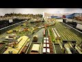 Large Private Model Railroad layout in HO scale 4K UHD