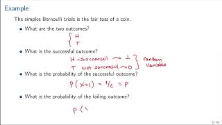 4 1 Bernoulli Distribution