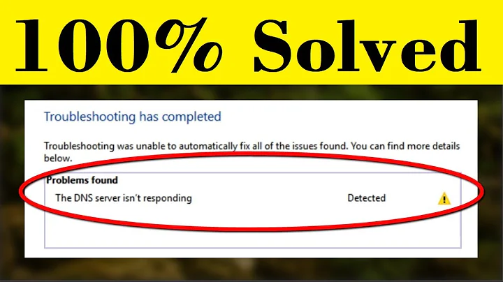 How To Fix DNS Server isn't Responding Problem - Simple Solution (100% Solved)