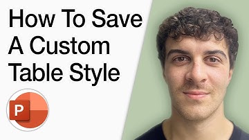 How To Save A Custom Table Style In Powerpoint (Full 2025 Guide)