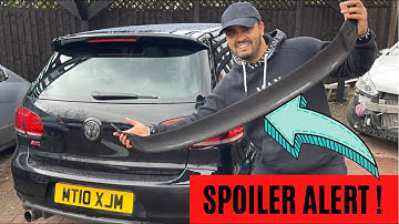 SPOILER LIP / EXTENSION INSTALL TO MY VW GOLF GTI *CARBON FIBRE* 2021 *SPOILER ALERT!*