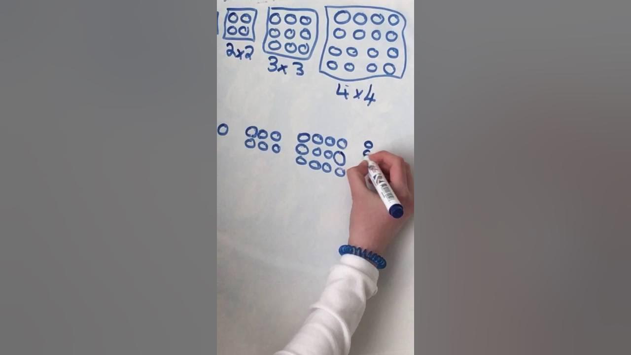 Number Theory square and rectangular numbers 5th Class YouTube