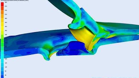 Riveting simulation with von Mises stress distribution - COLDFORM®
