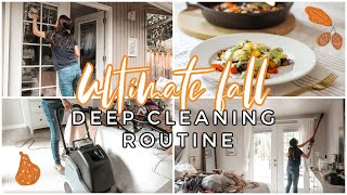 FALL DEEP CLEANING ROUTINE 2020! ENTIRE HOUSE DEEP CLEAN WITH ME! Justine Marie