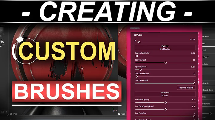 Substance Painter - CUSTOM Brushes (FAST!)