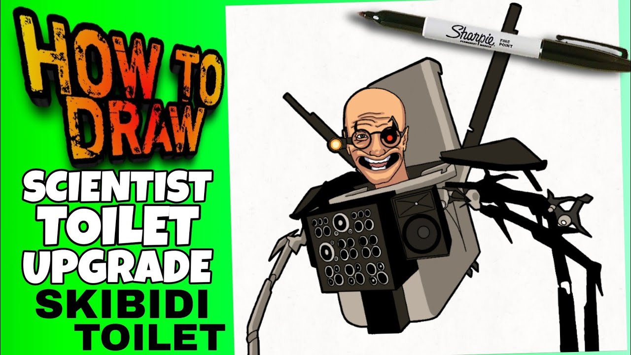 HOW TO DRAW G-MAN BOSS UPGRADE FROM SKIBIDI TOILET, STEP BY STEP