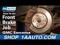 How to Replace Brake Kit 98-04 GMC S-15 Sonoma