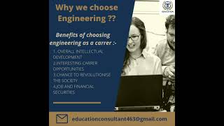 Why we choose engineering as a carrer option.