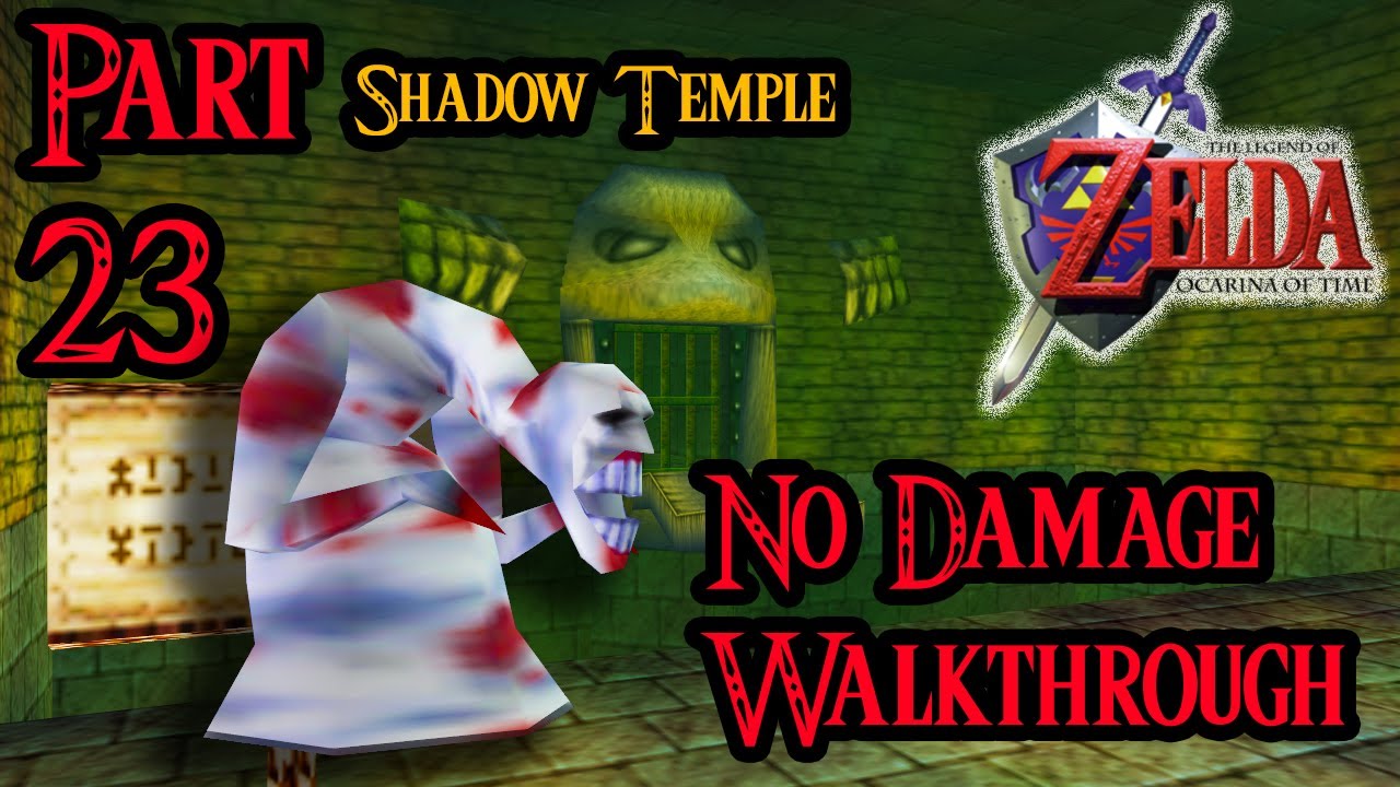 Zelda Ocarina of Time 100 Walkthrough Widescreen HD Part 23   Shadow Temple   Bongo Bongo