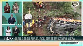 #MisionesVota: tragedia en Ruta 14, sacaron el micro del arroyo