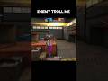 Enemy troll me 🗿 Last Tak dekho guys 👀 #freefire#gaming #shortvideo #enemy#troll#me