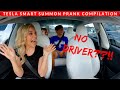 Hilarious tesla smart summon prank compilation car drives itself  tesla model 3 performance