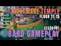 Nightmare temple floor 1115  bard gameplay  ragnarok origin global  zzzzeref f2p