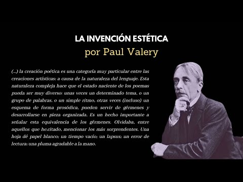 La invención estética por Paul Valery
