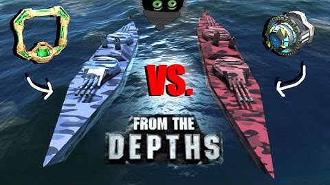 Shield Projectors vs. Ring Shields! 🔦💍 From the Depths Combat Testing