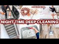 NIGHT TIME DEEP CLEAN WITH ME | AFTER DARK SPEED CLEANING MOTIVATION|fall home decor|JAMIE&#39;S JOURNEY