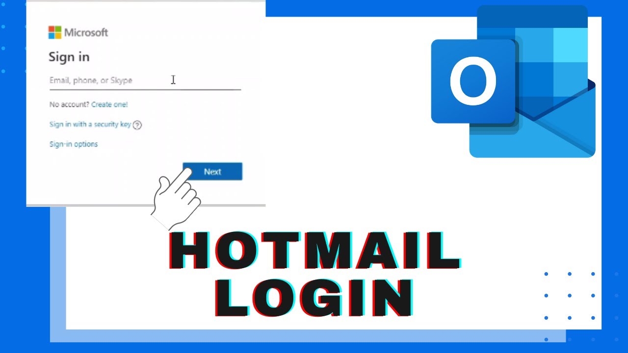 How To Hotmail Login In Desktop Pc 2020? Outlook Email Sign In - Youtube