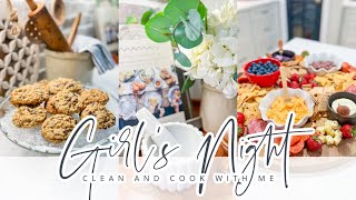 GIRLS NIGHT IN // COOK AND CLEAN WITH ME // SUMMER NIGHTS // CHARLOTTE GROVE FARMHOUSE