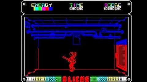 Aliens (by Fantazzini Software 1987, ZX Spectrum)