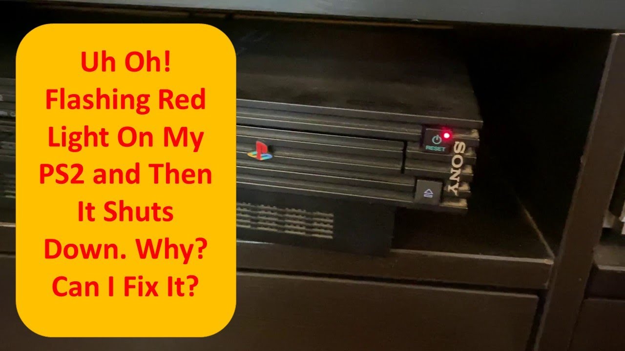 Flashing Red Light on a PS2, Then It Shuts Off. Replacing the Fan...Can