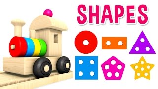 learn shapes with preschool toy train learning shapes videos for kids