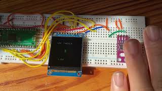 GUVA-S12SD (UV Sensor) with Raspberry Pi Pico and MicroPython