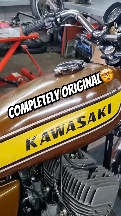 Unrestored 1975 Kawasaki H1F — Still Completely Original After 50 Years
