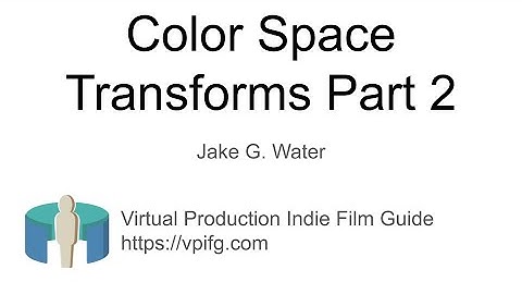 DaVinci Resolve Tutorial for Creating OCIO-Compatible Color Space Transforms