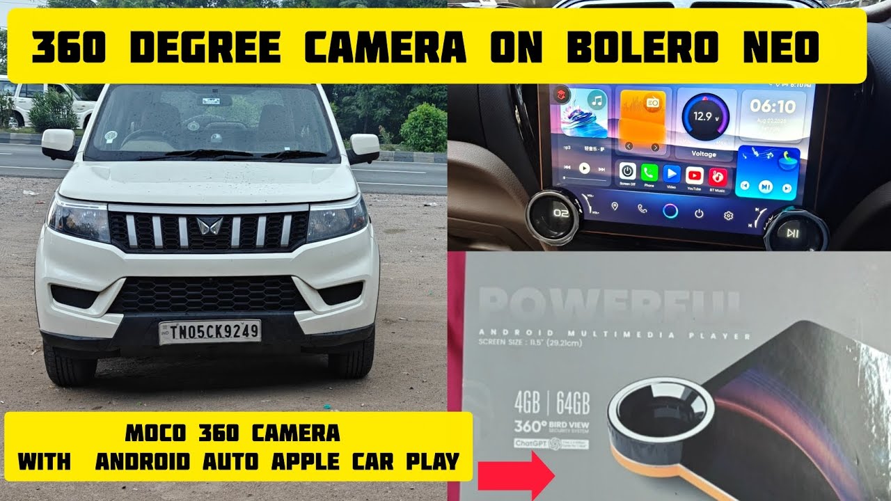 360 degree camera for car - Moco Android car music player with Wireless ...