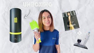 [ENG SUB] NCT 127 Neobong Lightstick Unboxing Video + Jaehyun's Elle Magazine & Jungwoo Keyring