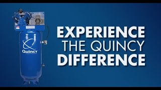 Quincy QT-54 Splash Lubricated Reciprocating Air Compressor - 5 HP, 230 Volt, 1 Phase, 60-Gallon Ver