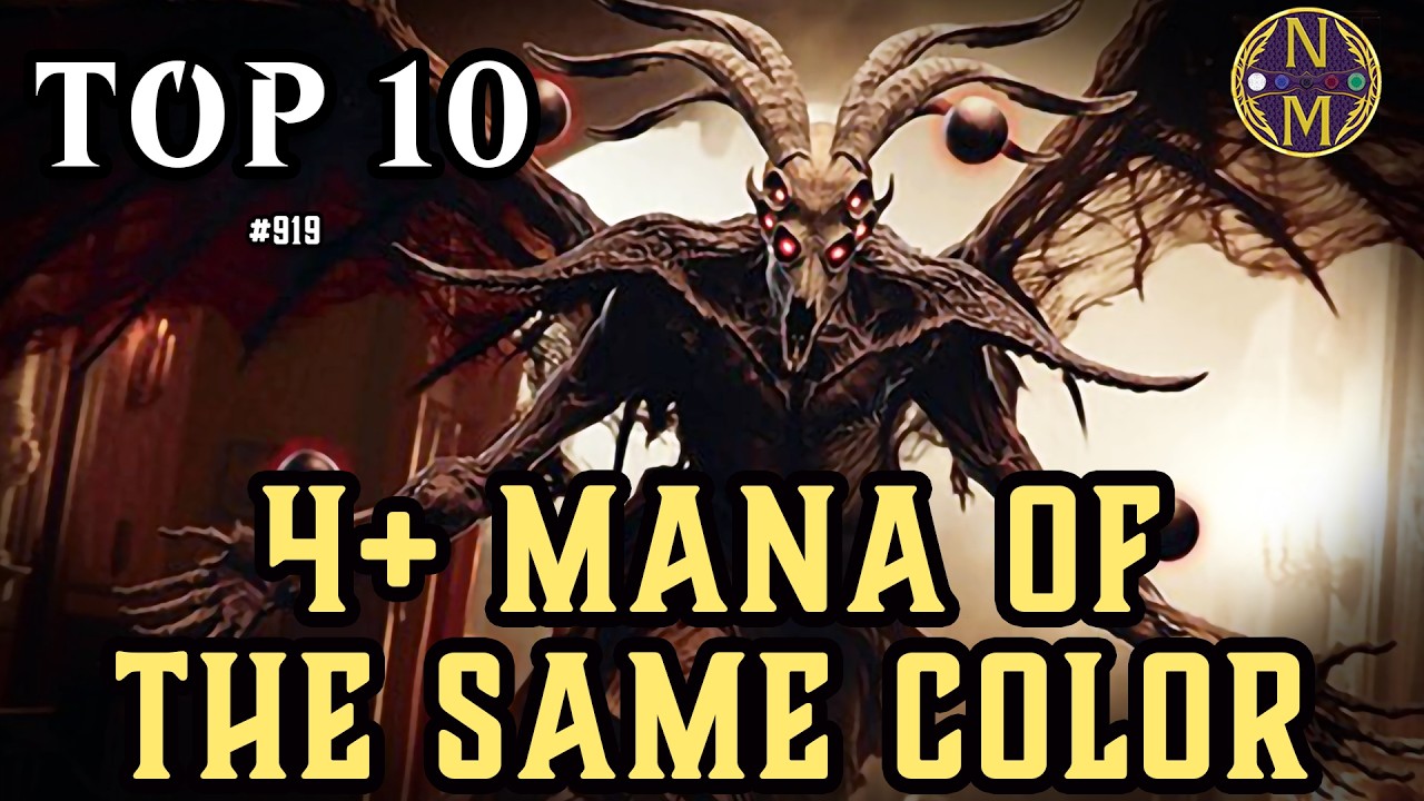 MTG Top 10: Cards That Cost 4+ Mana of the Same Color