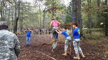 2015 Coed JROTC Raider One Rope Bridge National Champions, Clarkrange HS JROTC