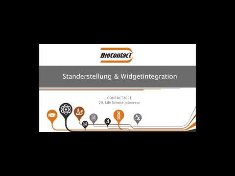 CONTACT2021 - Standerstellung und Widgetintegration