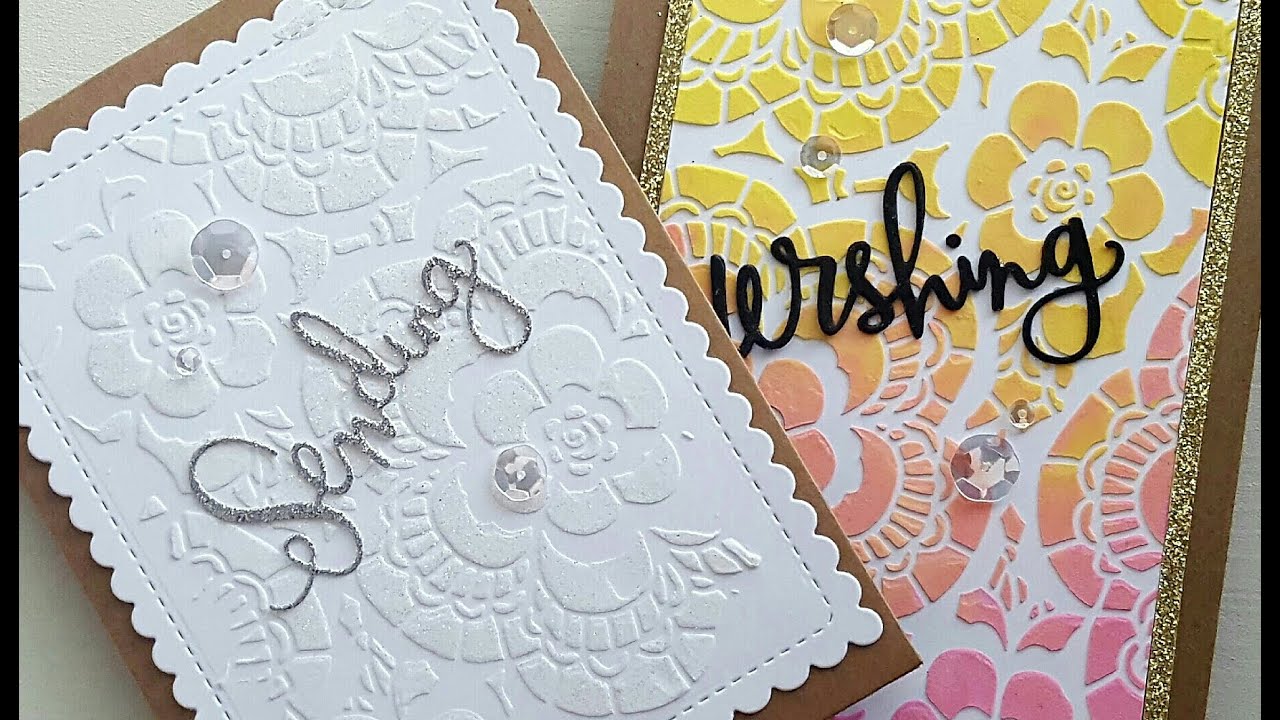 Delicate Details Lace Tape: Stencil Technique Video