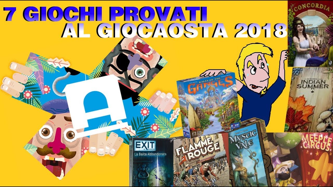 7 Giochi da Tavolo provati al GiocAosta 2018!