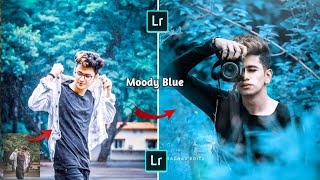 Moody Blue Effect Photo Editing In Lightroom | Lightroom editing | Lightroom mobile tutorial