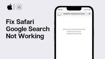 How to Fix Safari Google Search Not Working On iPhone or iPad Solved