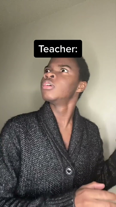 When you play the purge sound in class😂
